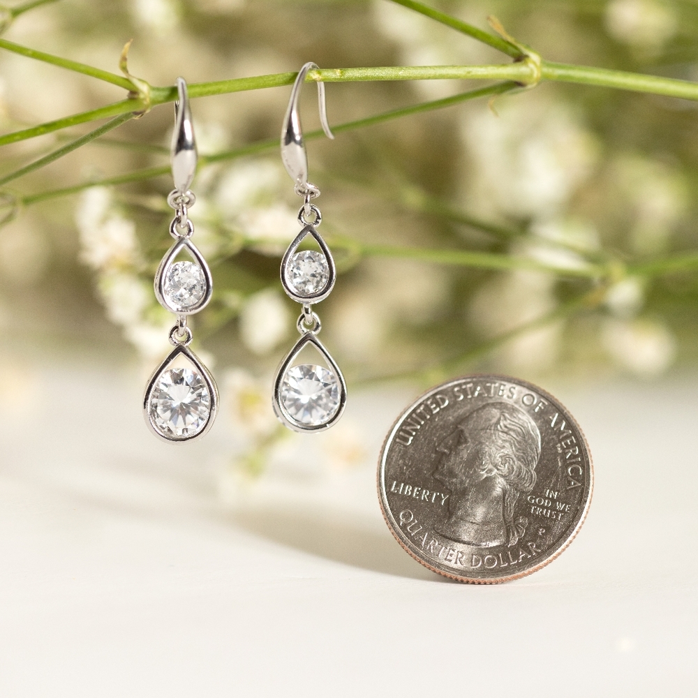 Tear Drop Earrings (S925) - Only 1 left! - Picture 4 of 6